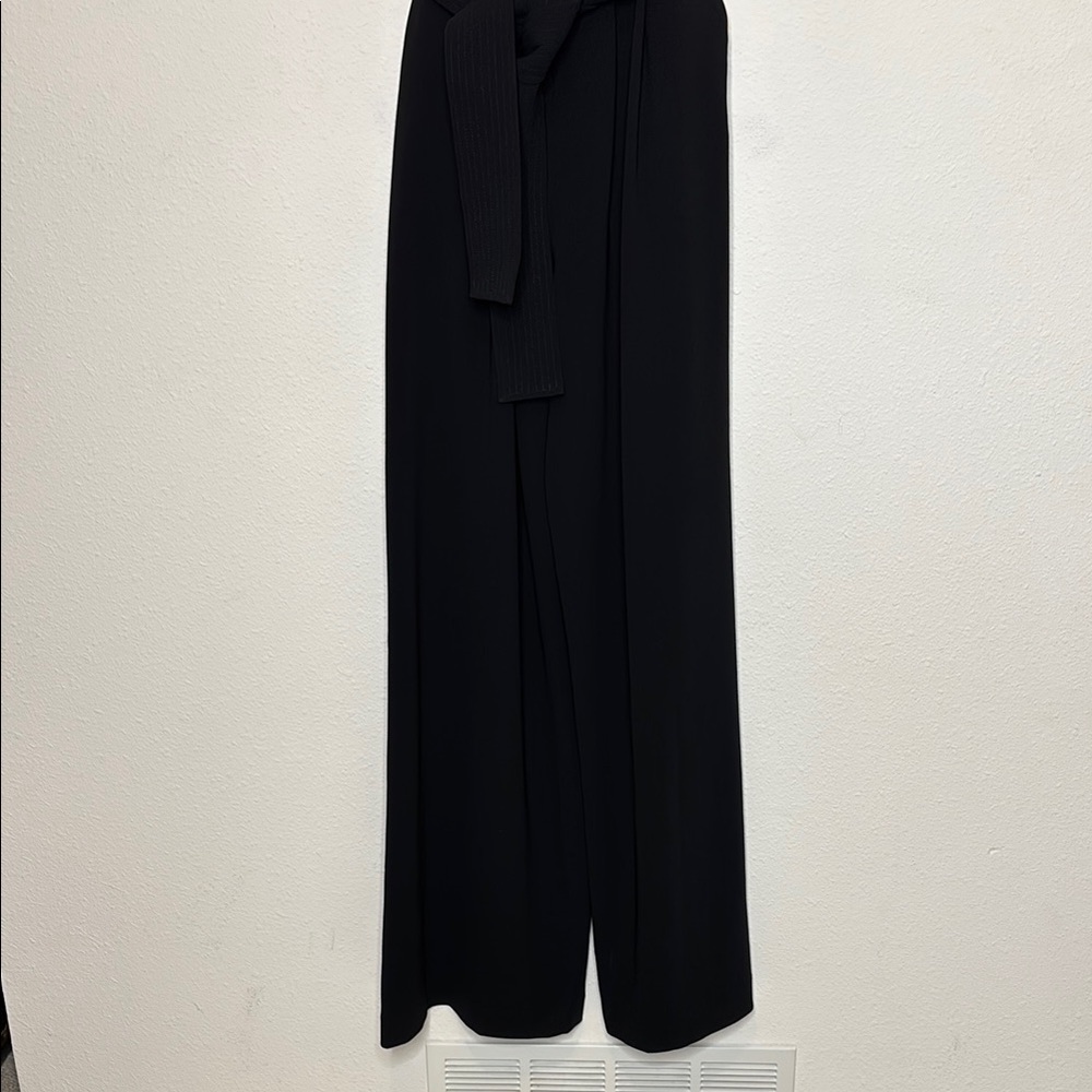 A.L.C. Size 00 Black Maxi strapless Jumpsuit for Night Out - Picture 7 of 12